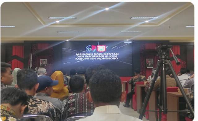 Seksi Ketenteraman dan Ketertiban (Trantib) Kecamatan Kejajar menghadiri kegiatan Kick Off Paralegal Serentak Kabupaten Wonosobo.